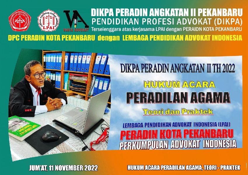 Implementasi Hukum Islam pada DIKPA PERADIN II Pekanbaru